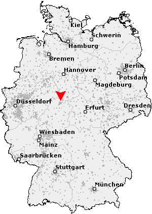 Karte von Fuldatal